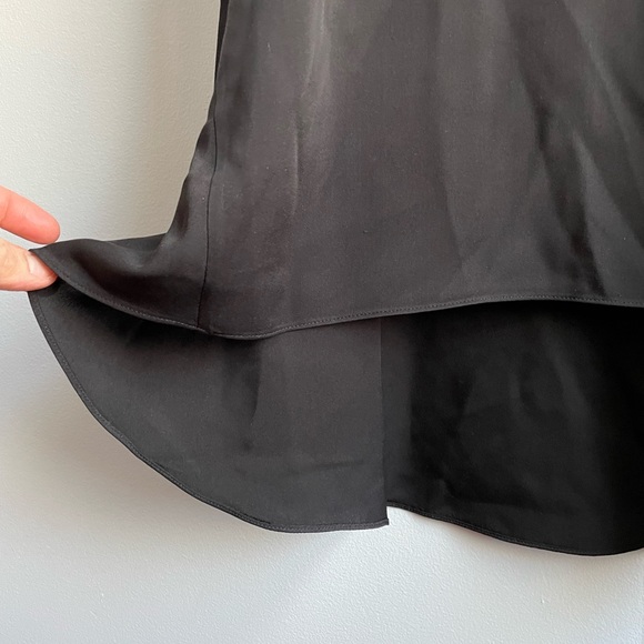 • THEORY ADLERDALE MODERN GEORGETTE SILK DRESS • - Picture 7 of 9